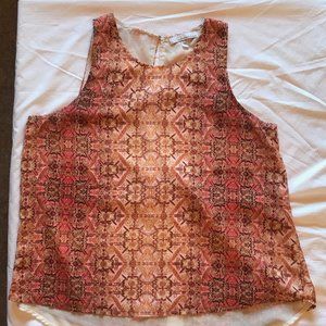 Fourteenth Place Sleeveless Lined Blouse, XL